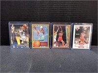 (4) Michael Jordan Basketball Trading Cards