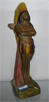 Vtg Chalkware Native American Statuette