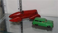 Vtg Japanese Friction Toy Car &