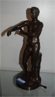 Bronze "Apoxyomenos" Relpica Statuette