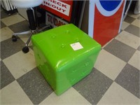 LIME GREEN FOOT STOOL