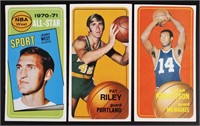 1970 Topps Basketball, Jerry West #107, Pat Riley