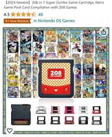 ?2024 Newest? 208 in 1 Super Combo Game Cartridge