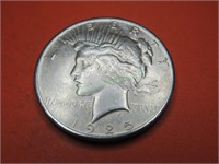 1925 Better Date US Peace Silver Dollar $35PG