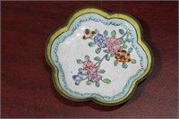 An Antique Chinese Enamel Dish