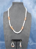 Shell Necklace & Earring Set