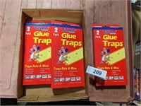 (3) Glue Traps