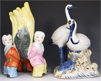 Lot of Two Chinese Porcelain Figures.