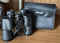 Vtg Pair Bushnell Ensign 10x50 Binoculars & Case
