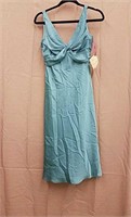 David's Bridal Blue Dress- Size 2