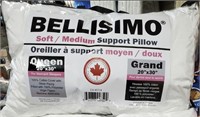 Queen Soft/Medium Support Pillow Made in Canada