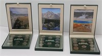 (3) National Parks State Quarter Collection Books