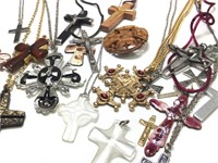 Religious Cross Jewelry / Pins, Necklaces & More