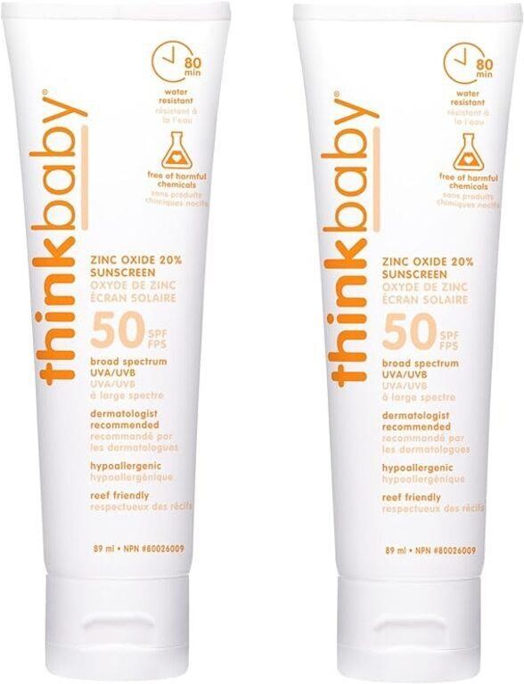 THINK Baby Sunscreen 3oz - 2 pack EXP 05/2026