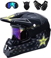 Motocross Helmet Set  Off-Road ATV for Adults larg