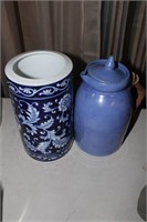 Pitcher and Canister