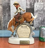 Calgary 1975 Stampede liquor decanter