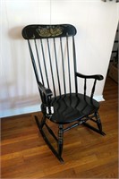 Stenciled rocking chair