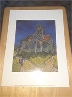16” x 12” Van Gogh Church at Auvers