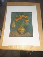 16”x 12” Van Gogh Fritillarias