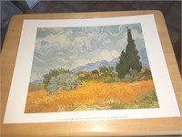16” x 12” Van Gogh Wheat field picture