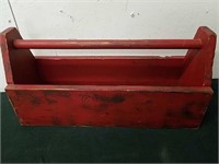 Vintage 20 x 7.5 x 10 inch Carpenters tool box