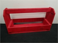 Vintage 16.5 X 5.5 X 9 in wooden tool box