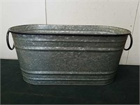 22x9x 10-in metal pail turned into a planter
