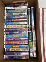LOT OF 21 DISNEY VHS MOVIES