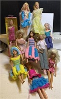 Assortment of Barbie’s from the 90’s