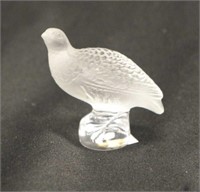 Small Lalique quail