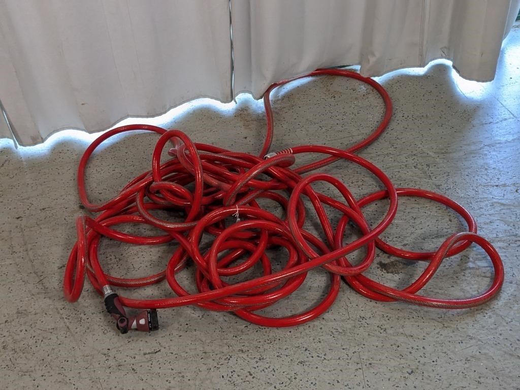 Red Garden Hose