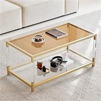 Agv 202313 Coffee Table, Double Layer Coffee
