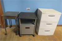 3 Drawer Storage,1 Drawer Table & Small Table
