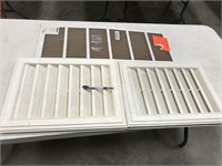 30x10 metal return air grill and two 15x20