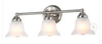 Hampton Bay Ashhurst 3-Light Brushed Nickel