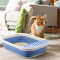 (4) Portable Collapsible Litter Trays