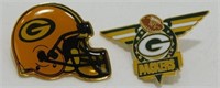 Green Bay Packers Tack Pins - Two