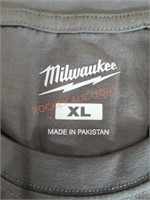 Milwaukee t-shirt short sleeve XL grey