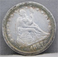1857 LS 25 Cent.