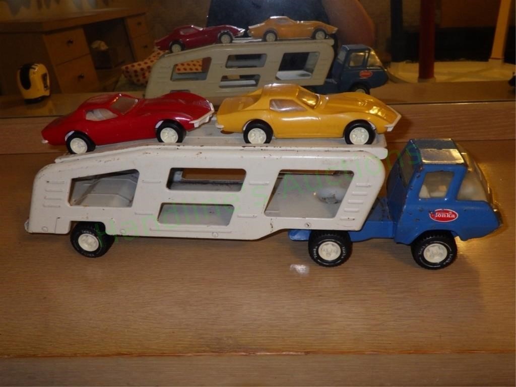 Tonka Pressed Steel Car Hauler