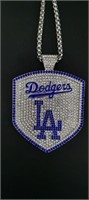 Los Angeles Dodgers Beautiful Pendant and Chain NW
