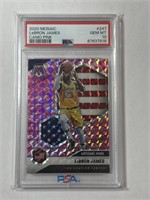 2020 Panini Mosaic #247 LeBron James Pink PSA 10!