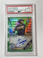 2019 Green Chrome Tirso Ornelas RC Auto /99 PSA 10