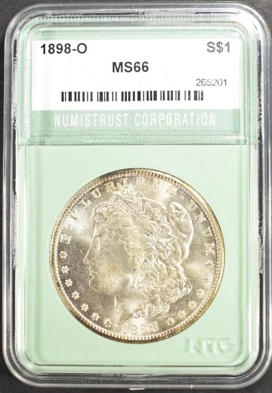 1898-O MORGAN DOLLAR NTC SUPERB GEM BU