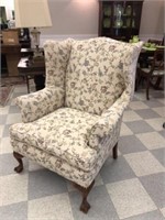 Wing Back Upholstered Arm Chair