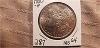 1900P Morgan Dollar MS64