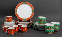 Rosenthal x Versace Porcelain Dinner Service for 6