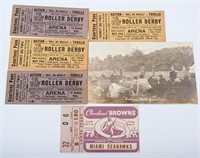 1946 CLEVELAND BROWNS TICKET & MORE
