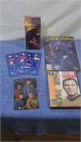 Assorted Star Trek memorabilia.
